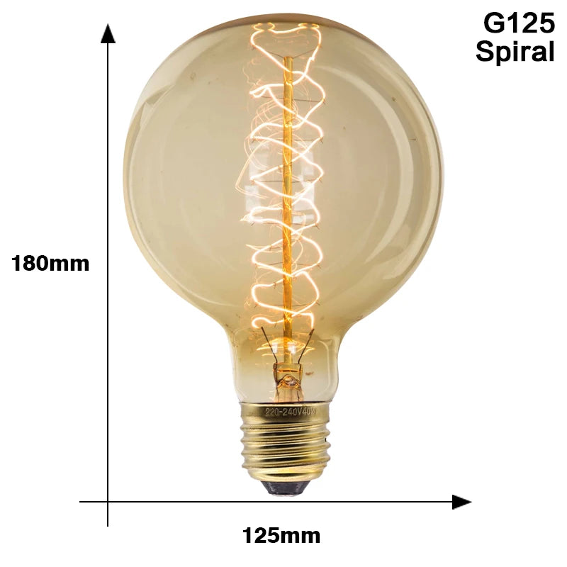 Vintage Edison Bulb E27 - Multiple Shapes