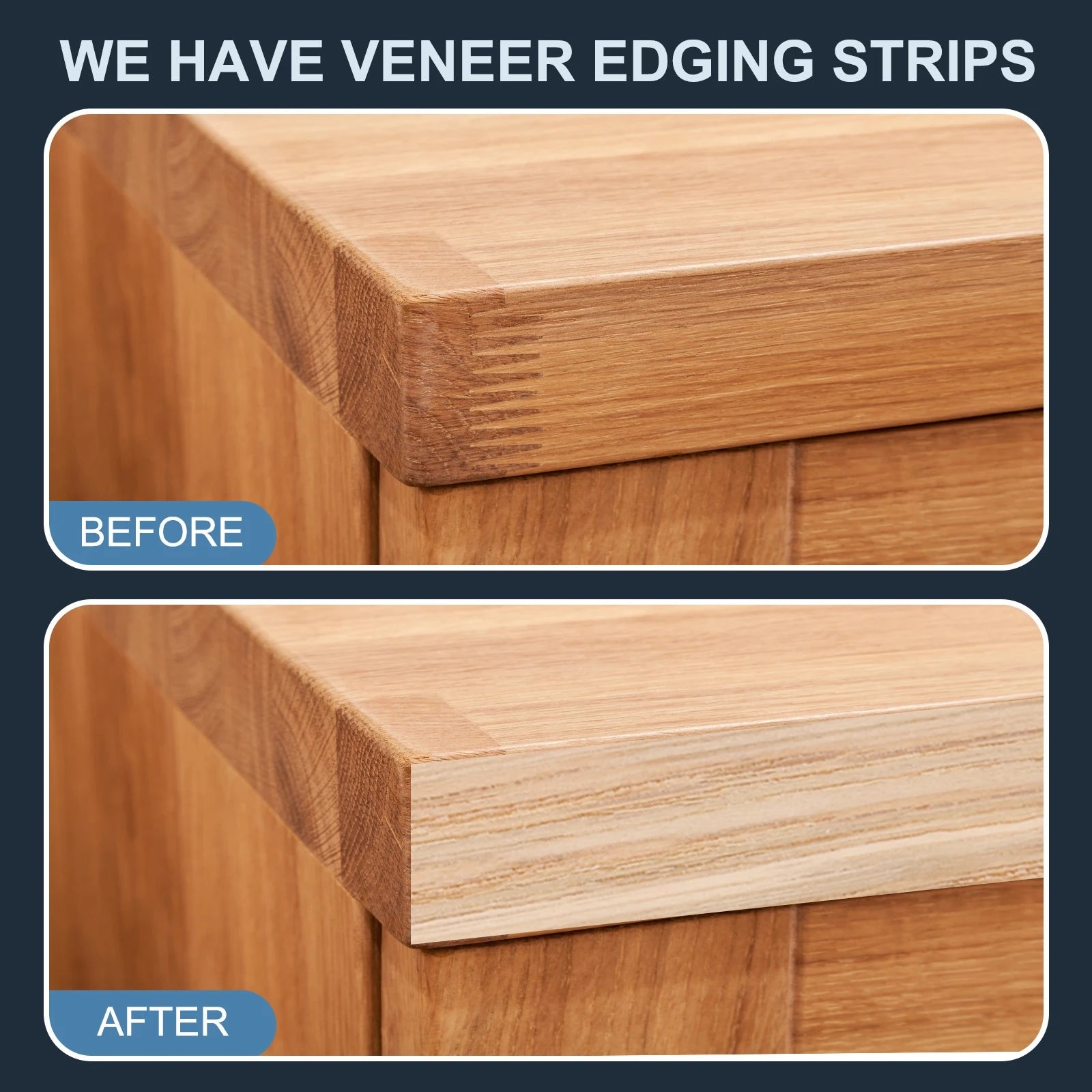 Pre-Glued Wood Edge Banding