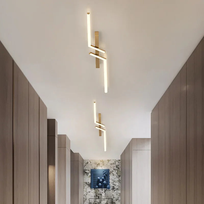 Modern Linear Aisle Ceiling Light