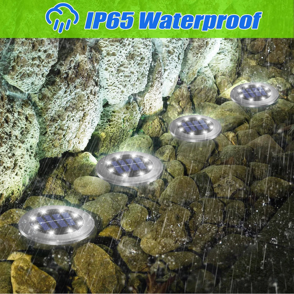 Solar In-Ground Path Lights