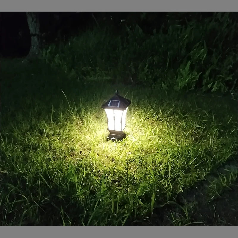 Solar Auto-Dimming Pillar Light