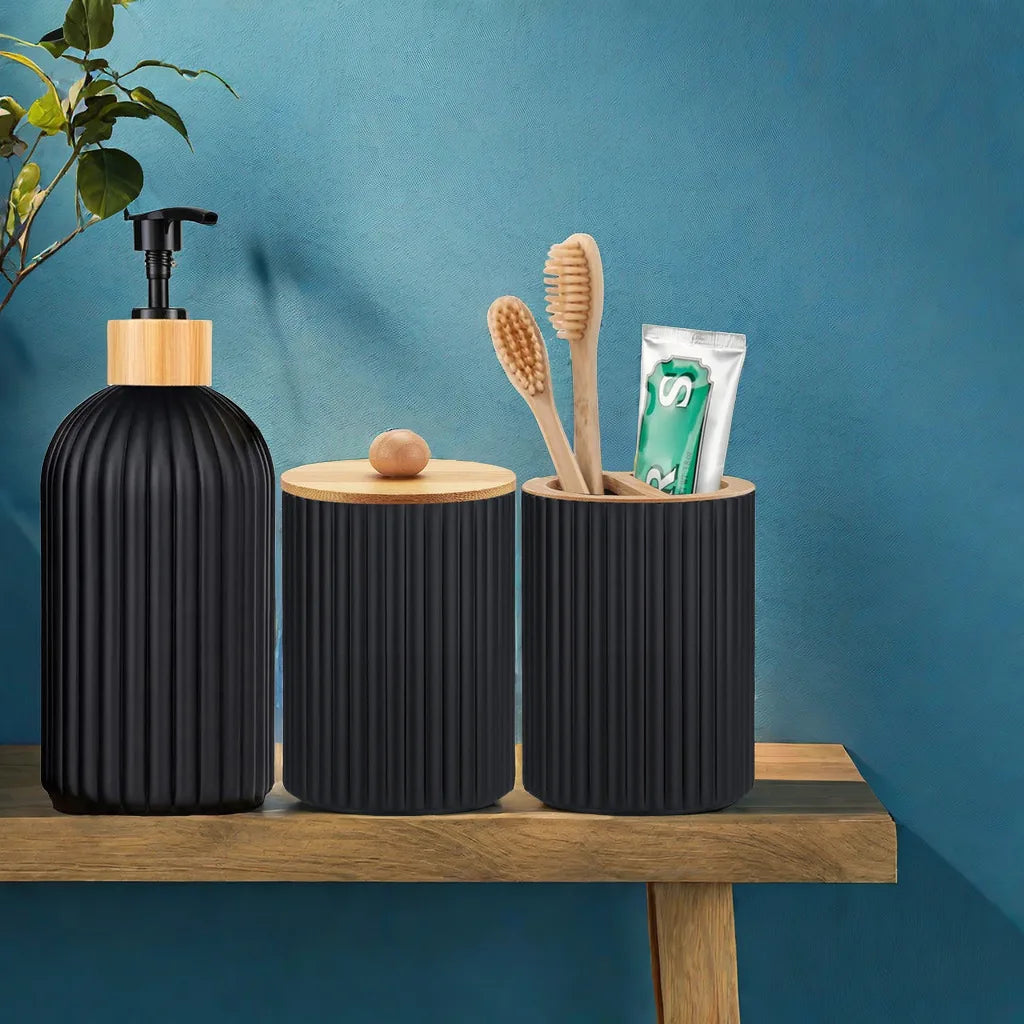 Bathroom Countertop Storage & Soap Set