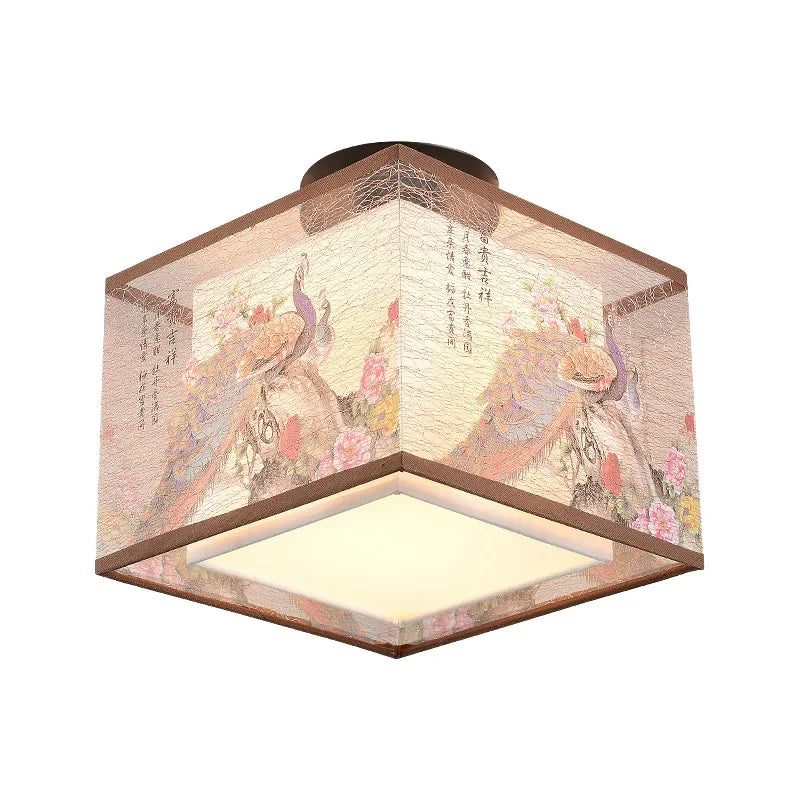 Chinese Lotus Pendant Ceiling Light