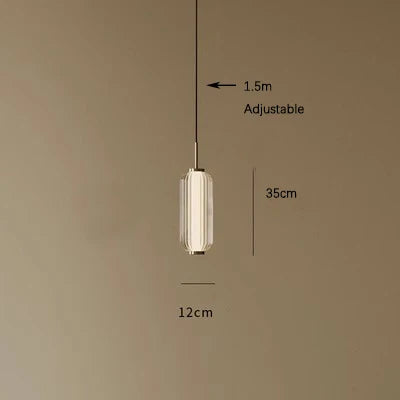 Minimalist Long Glass Pendant Lamp