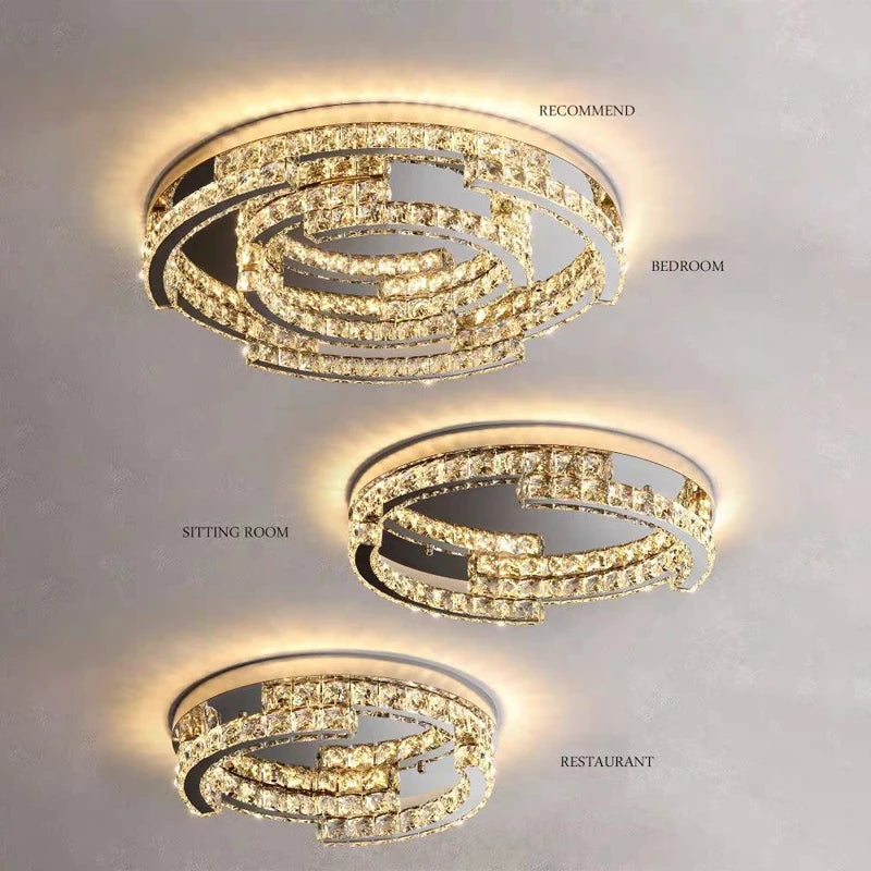 Crystal Style LED Ceiling Chandelier