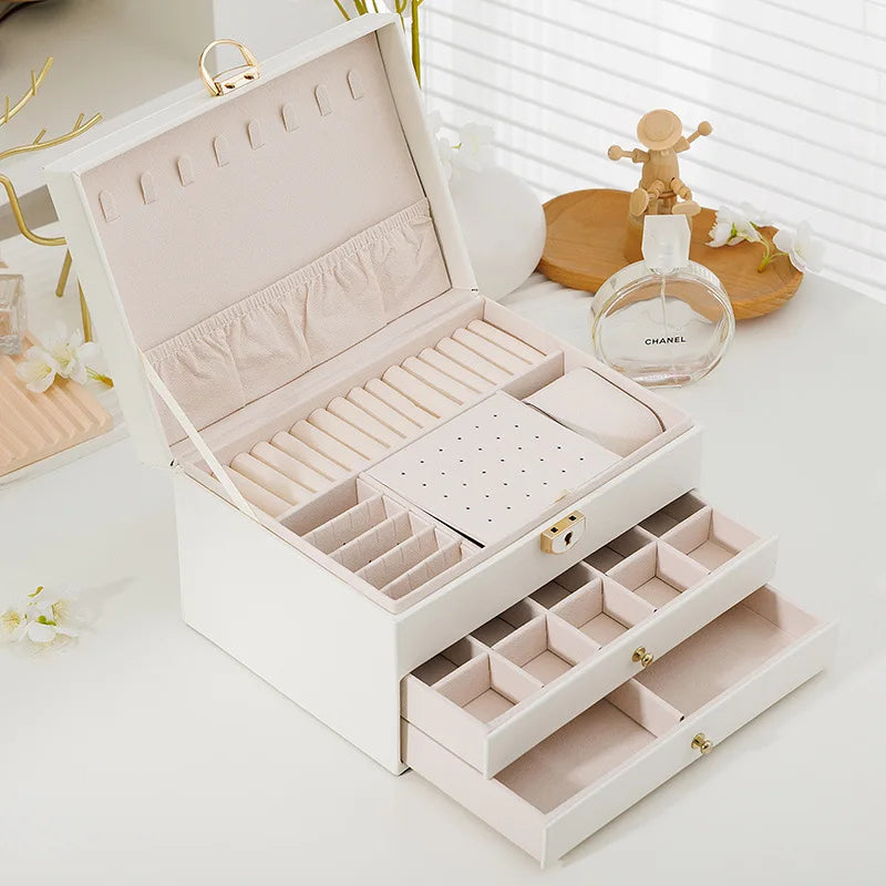 Leather Travel Jewelry Box