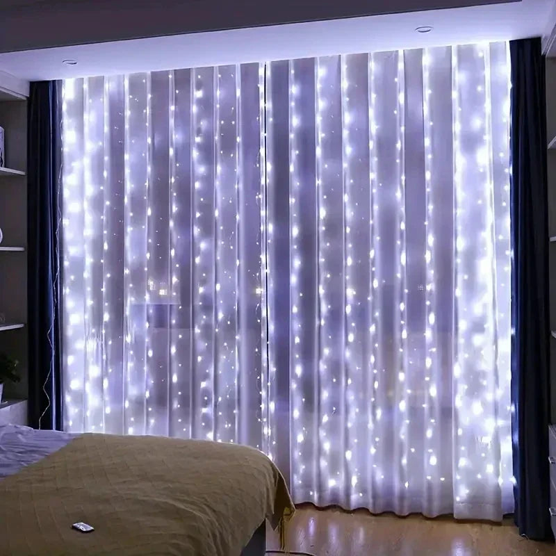 3m USB Fairy Curtain Lights with Remote