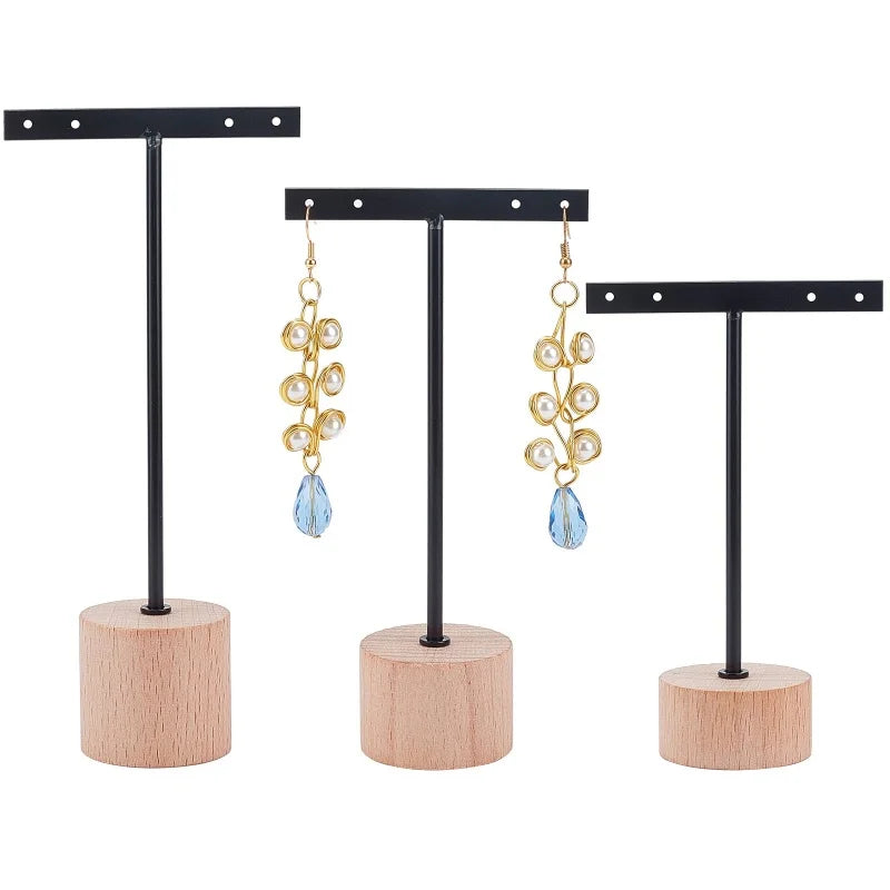 Metal T-Bar Earring Stand