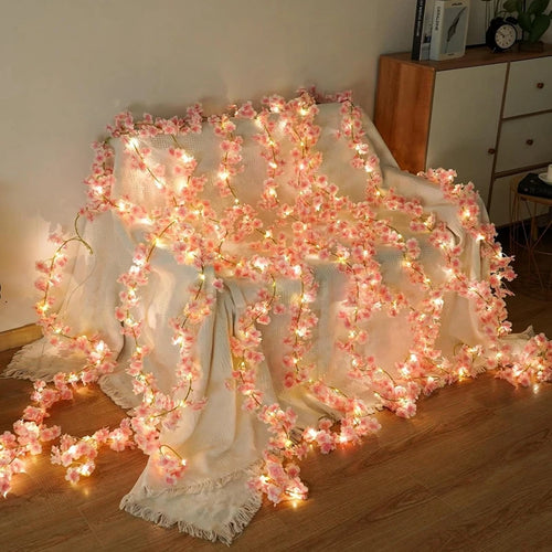 180cm Artificial Sakura Blossom Vine Garland