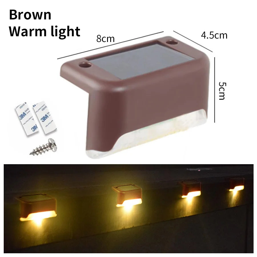 Solar LED Stair Step Light