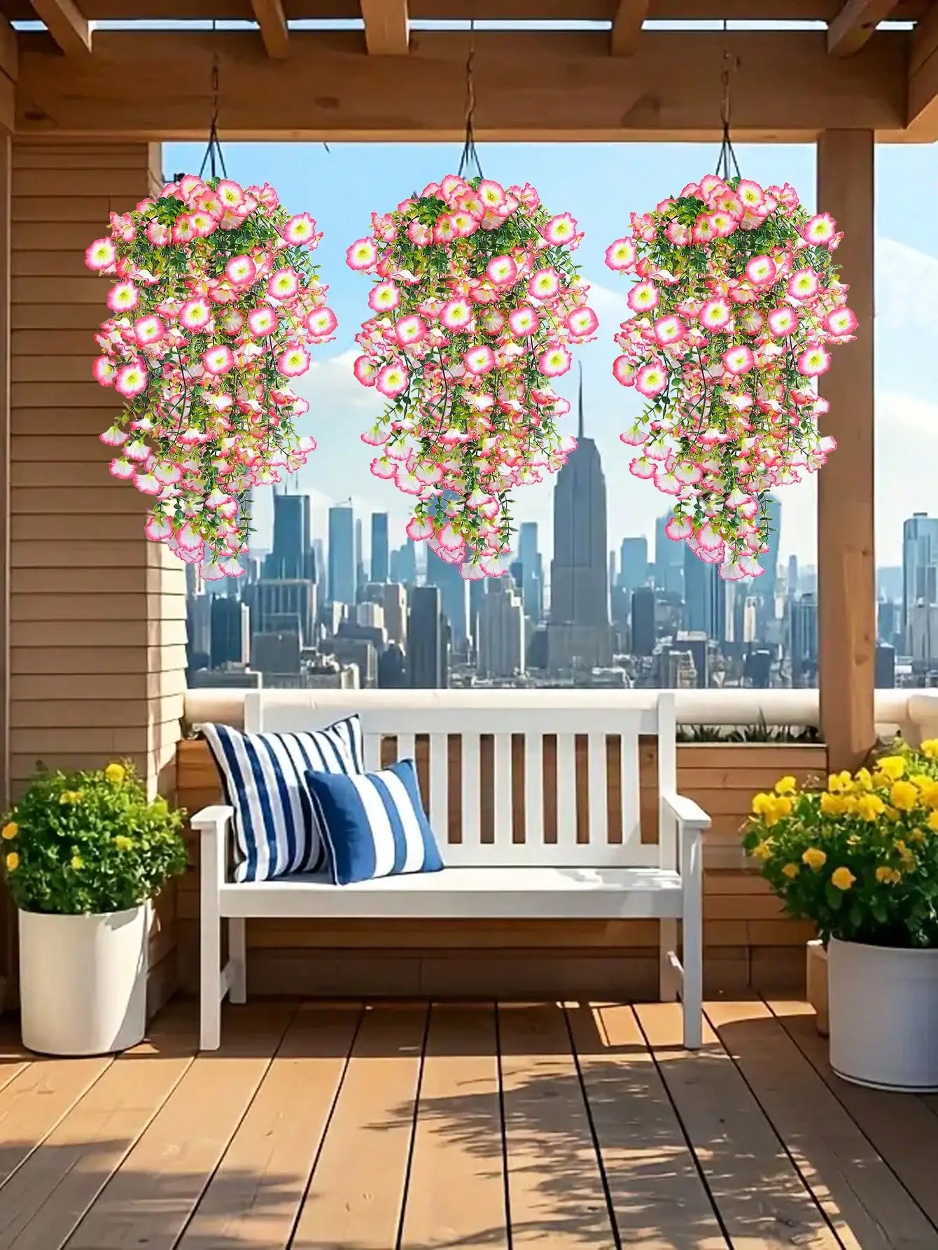 Artificial Eucalyptus Vine - UV-Resistant Hanging Greenery