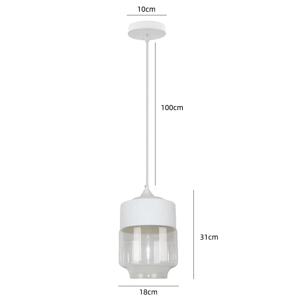 Modern Glass Hanging Pendant Lamp