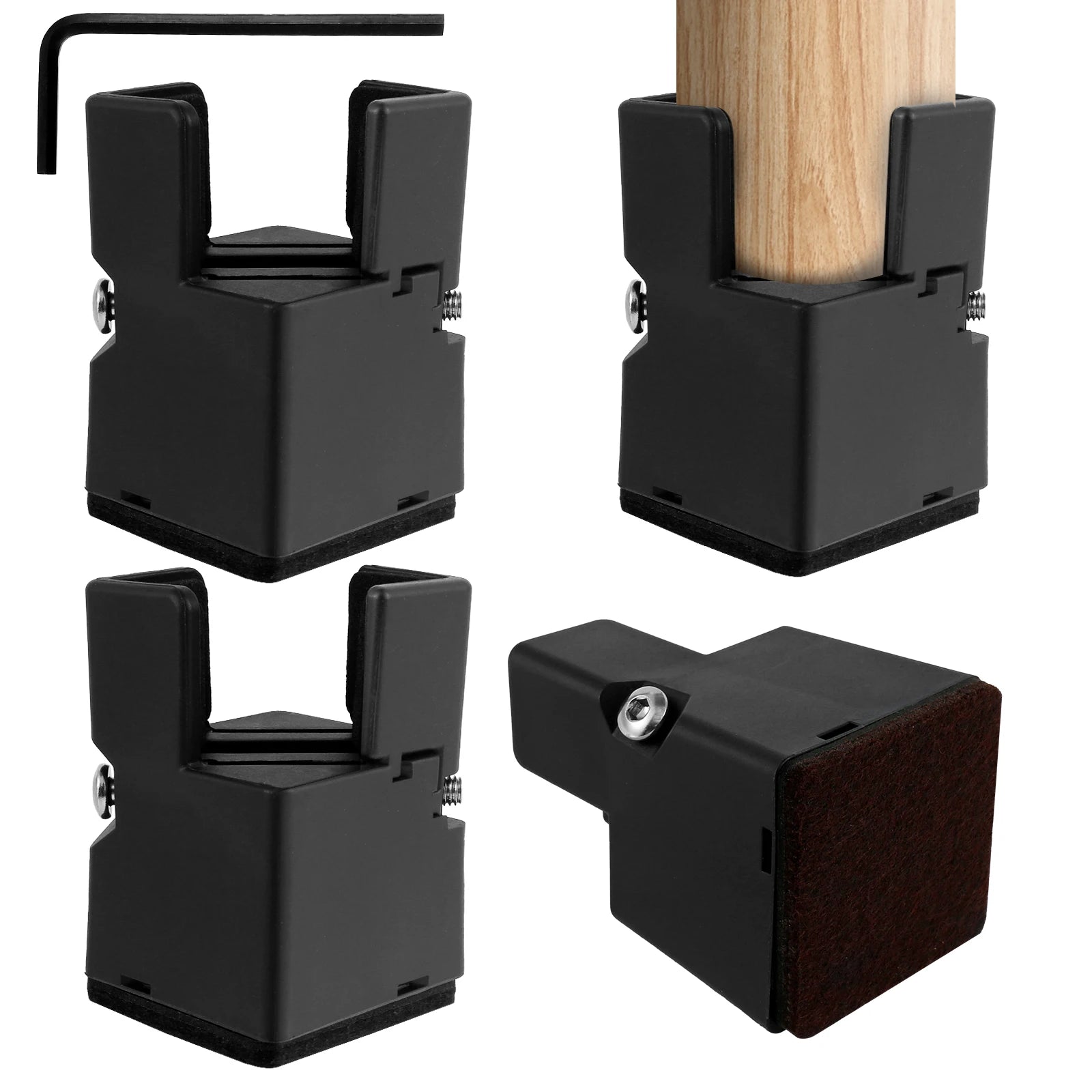 Adjustable Aluminium Furniture Feet