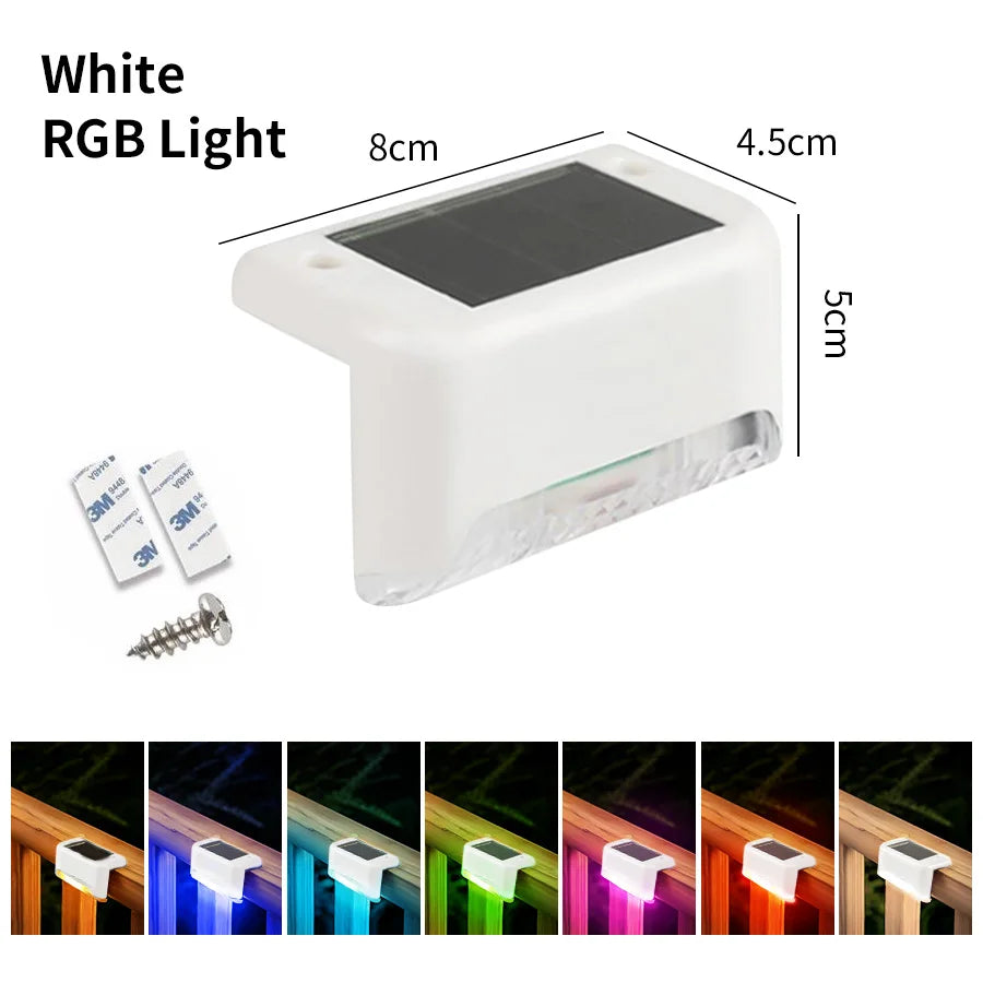 Solar LED Stair Step Light