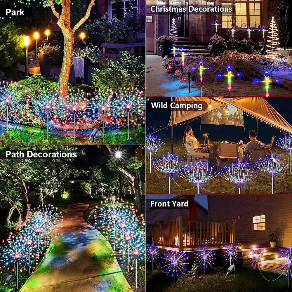 Solar Firework Garden Lights