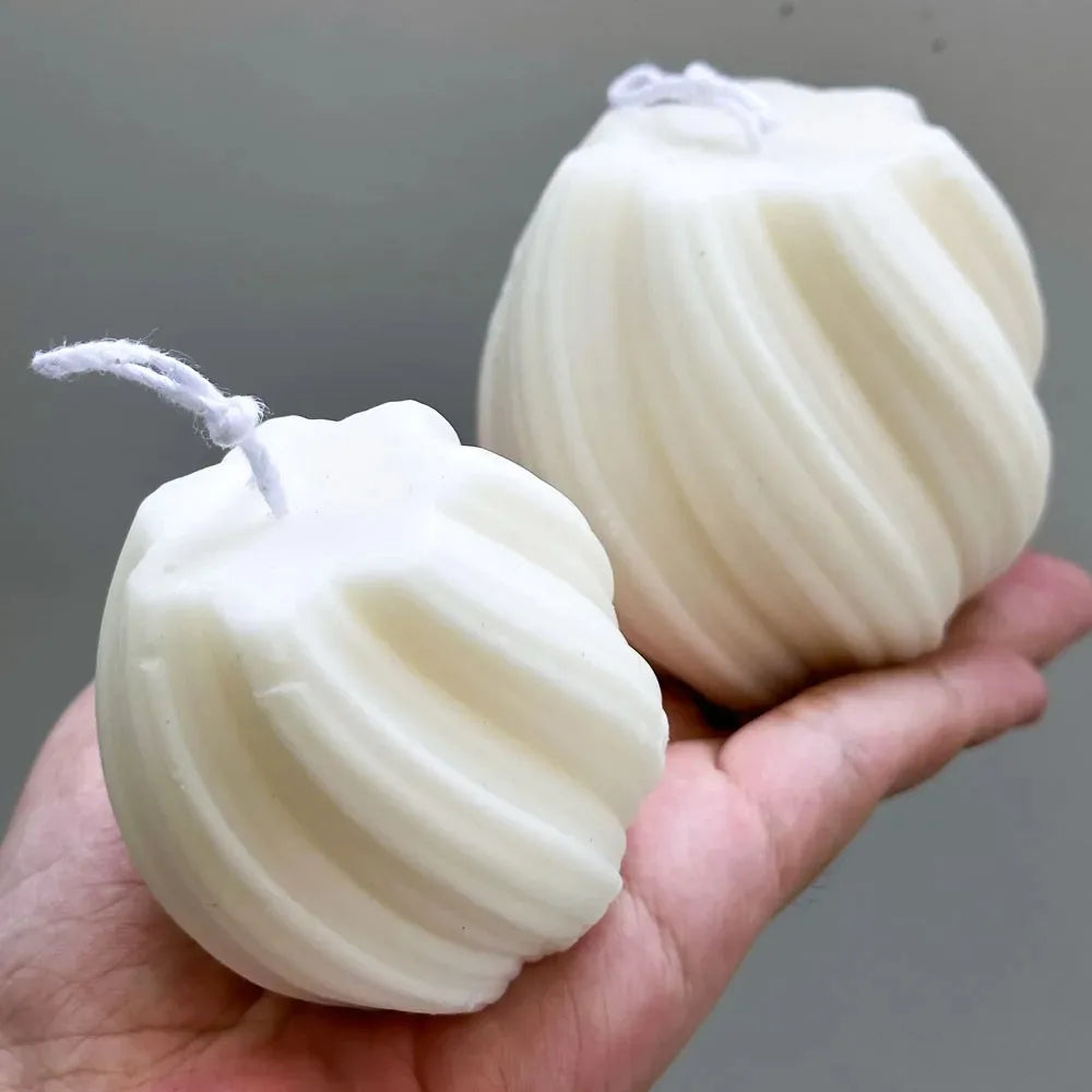 3D Geometric Wave Candle Mould