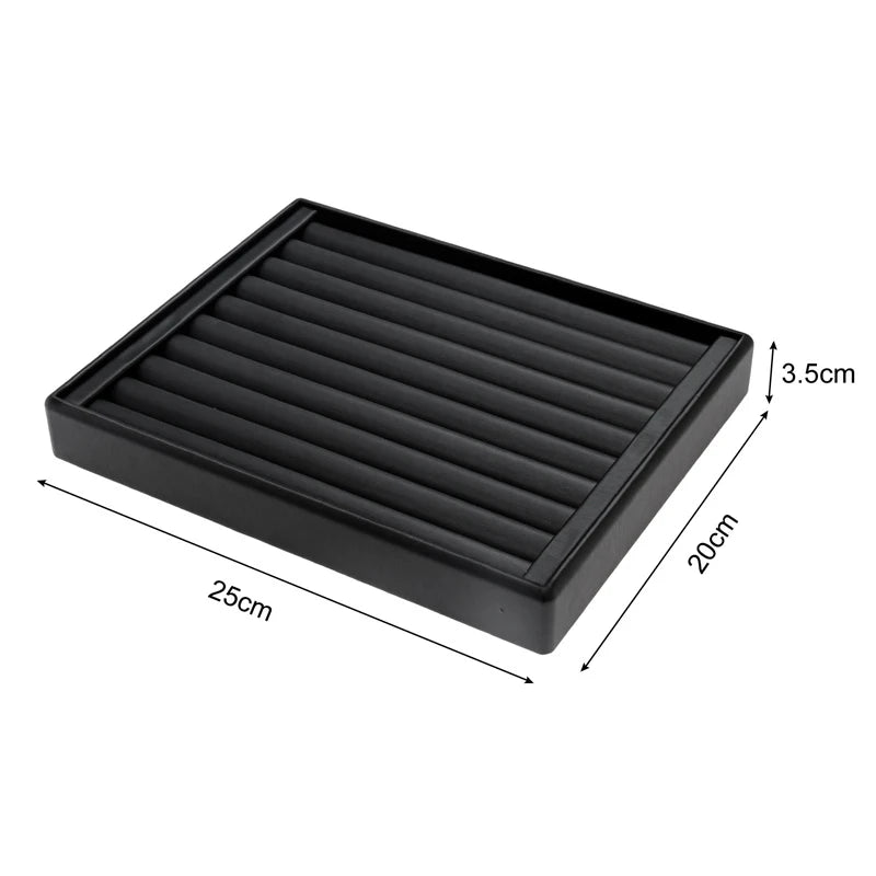Stackable Leather Ring Tray