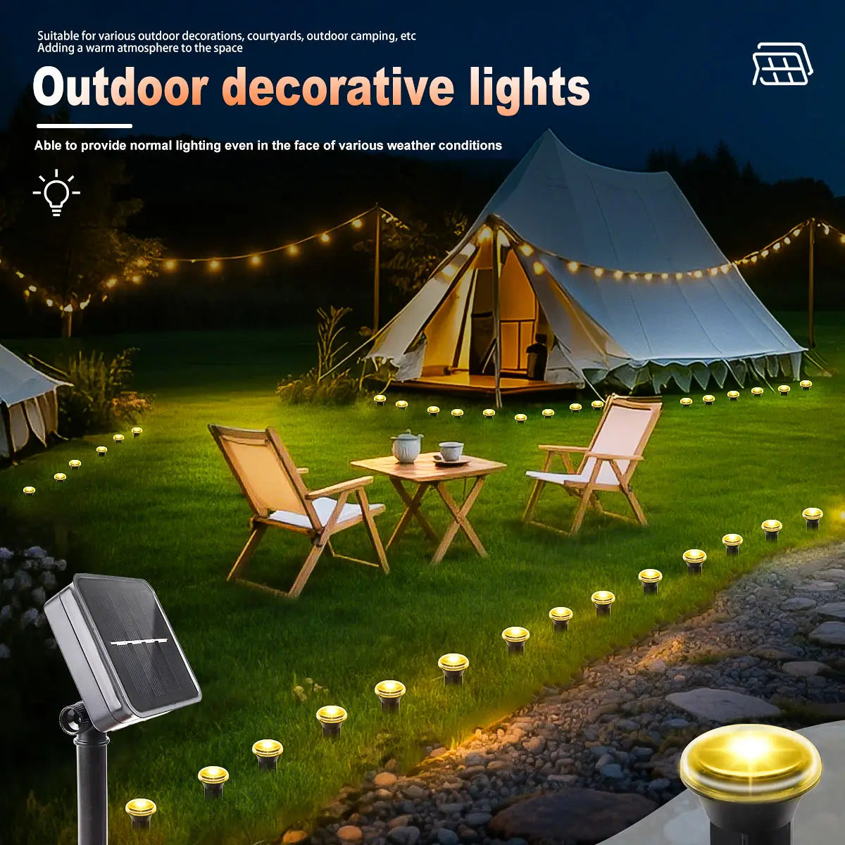 Solar LED String Lights
