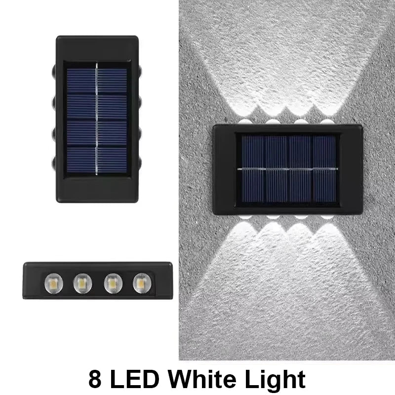 Solar Garden Fence Wall Light