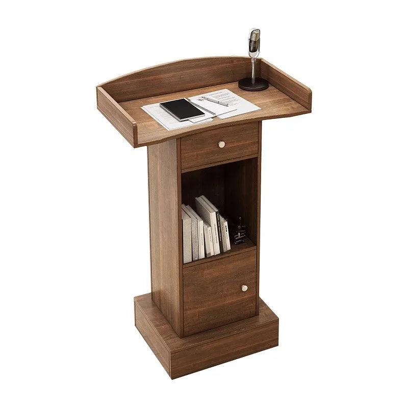 Rolling Adjustable Podium Lectern