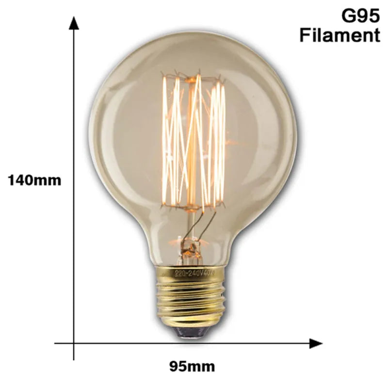Vintage Edison Bulb E27 - Multiple Shapes