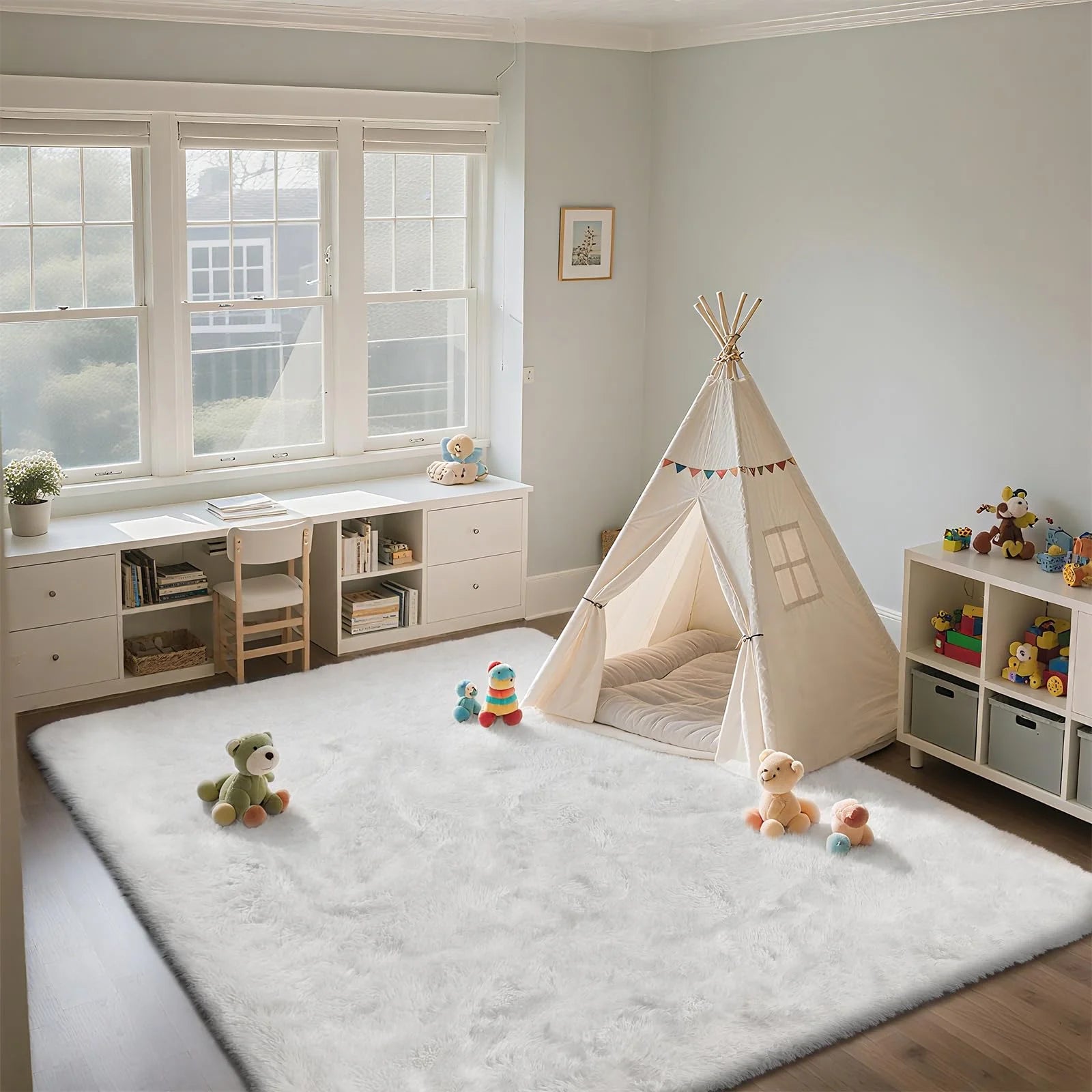 Ultra-Soft Puffy Area Rug