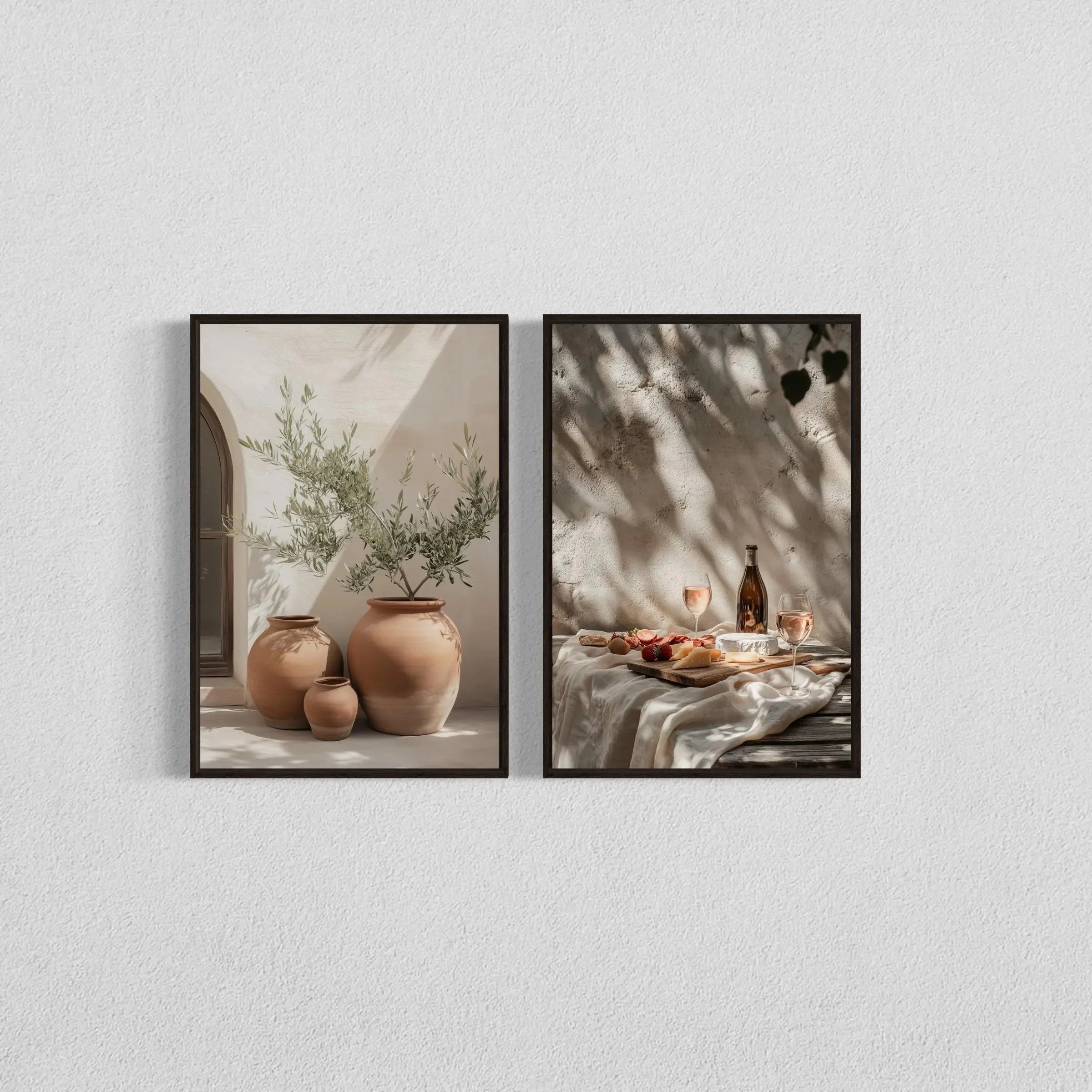 Olive Tree Botanical Art Prints (Set of 2)