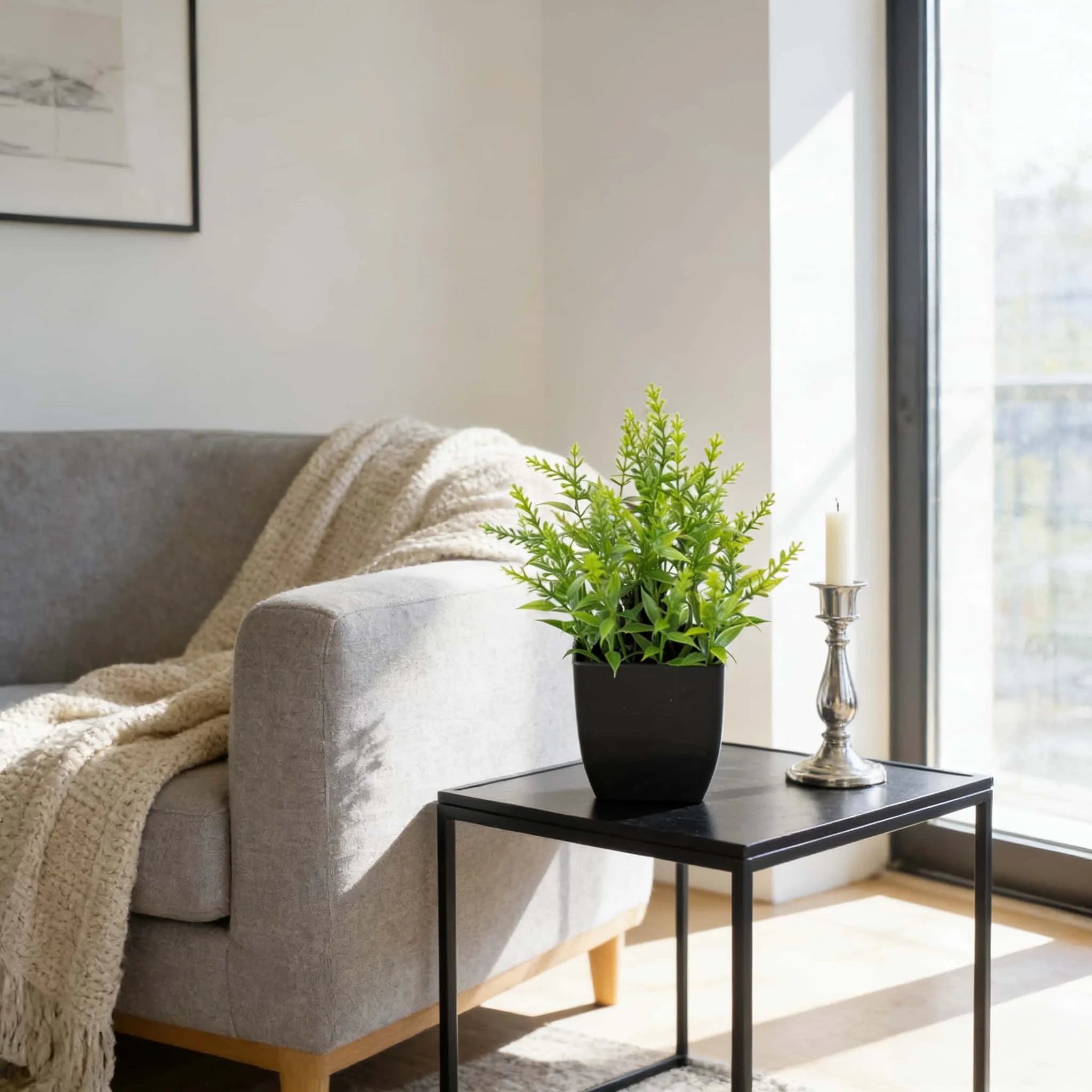 Mini Faux Eucalyptus Potted Plant