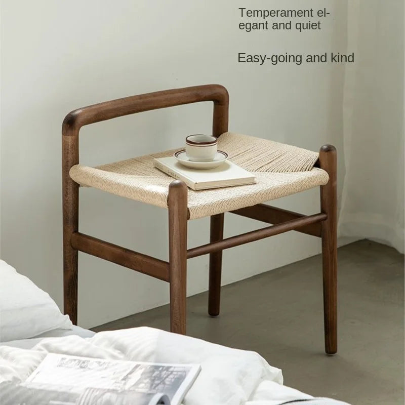 MOMO Rattan Vanity Stool