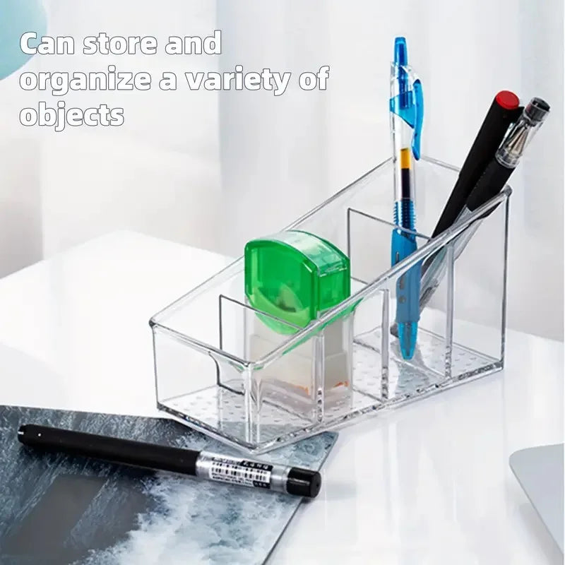 Clear Remote Control Holder - 4 Slots