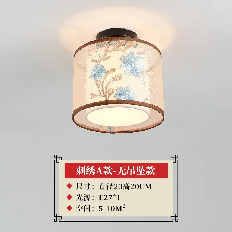 Chinese Lotus Pendant Ceiling Light