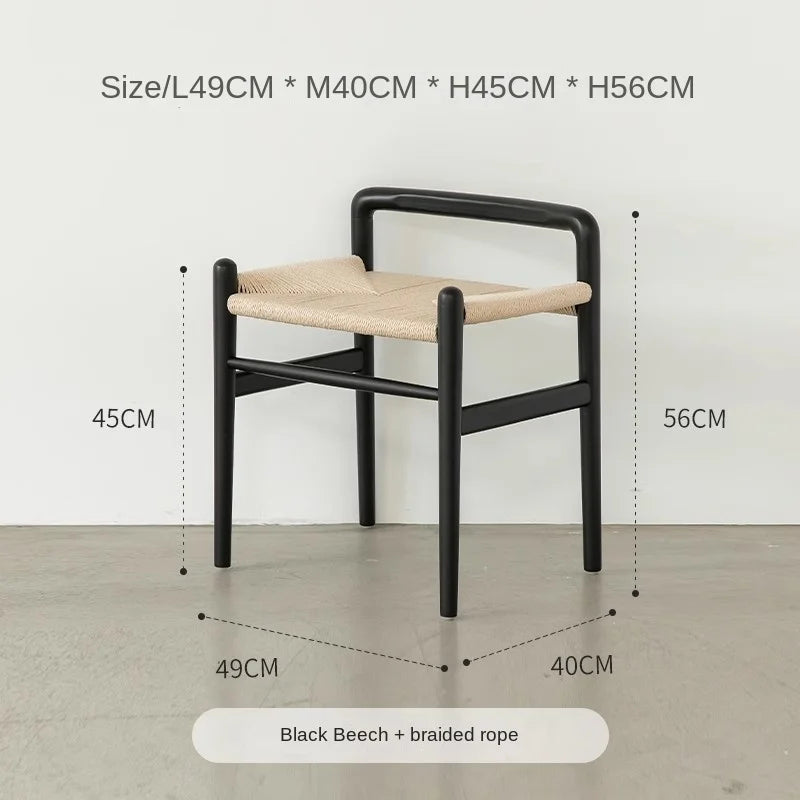 MOMO Rattan Vanity Stool