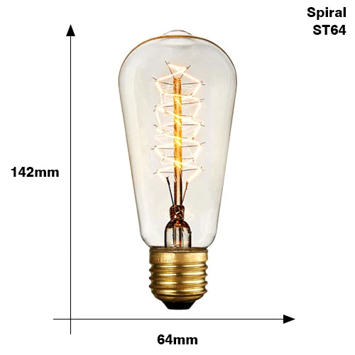 Retro Edison Filament Bulb E27 40W