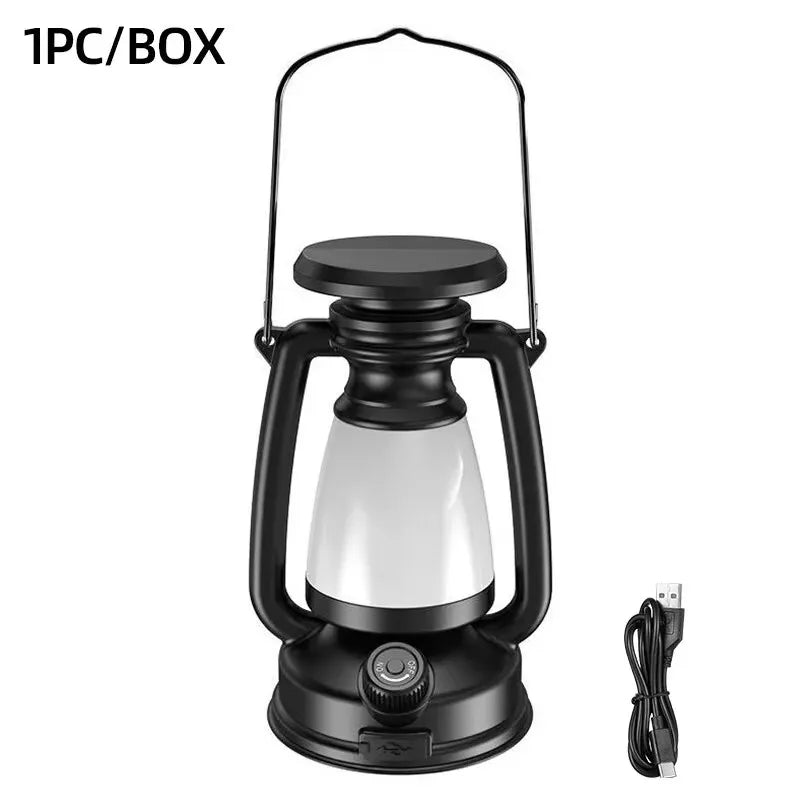 Retro Rechargeable LED Lantern Lamp