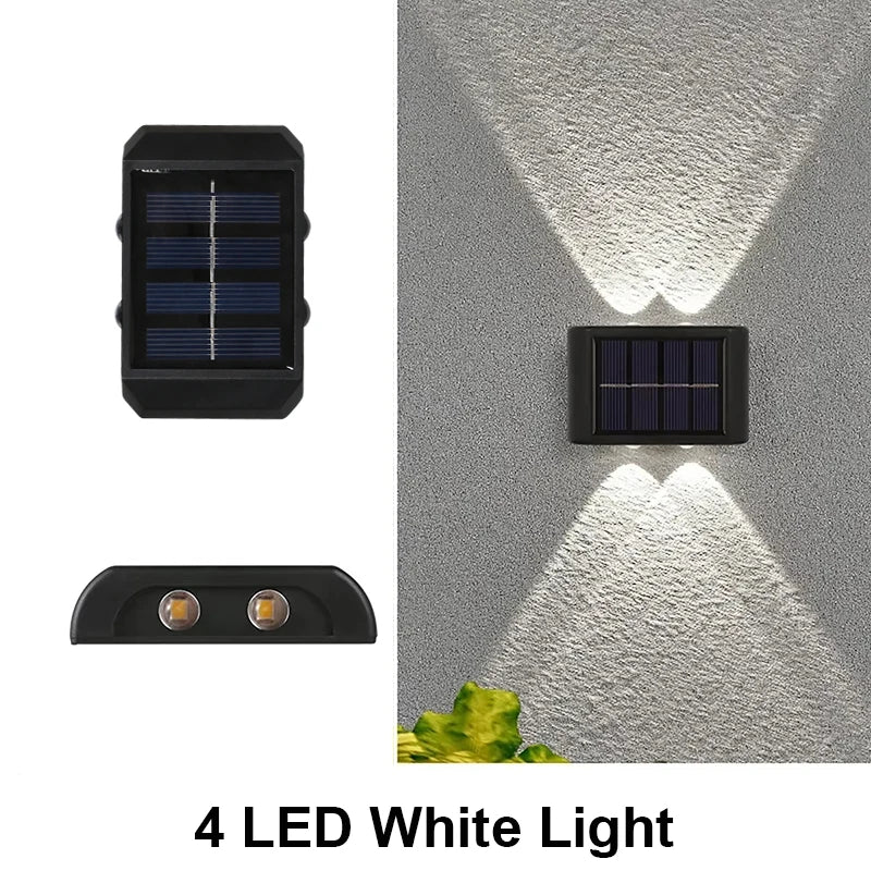 Solar Garden Fence Wall Light
