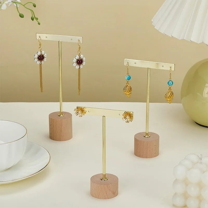 Metal T-Bar Earring Stand