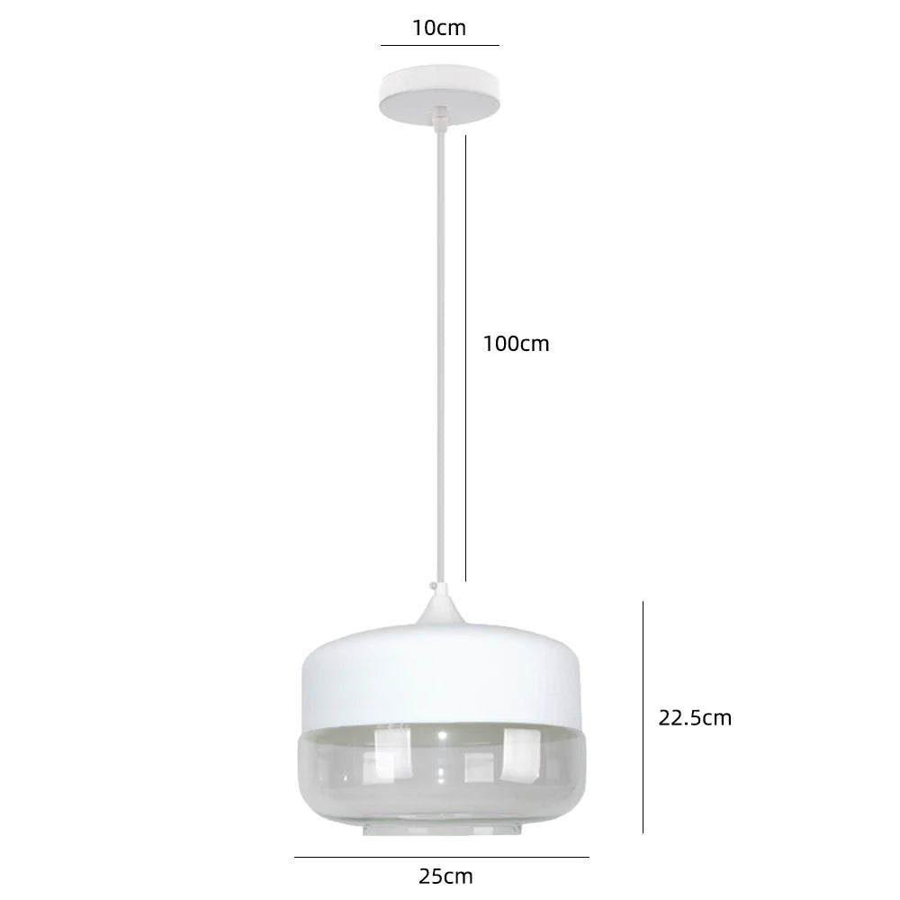 Modern Glass Hanging Pendant Lamp