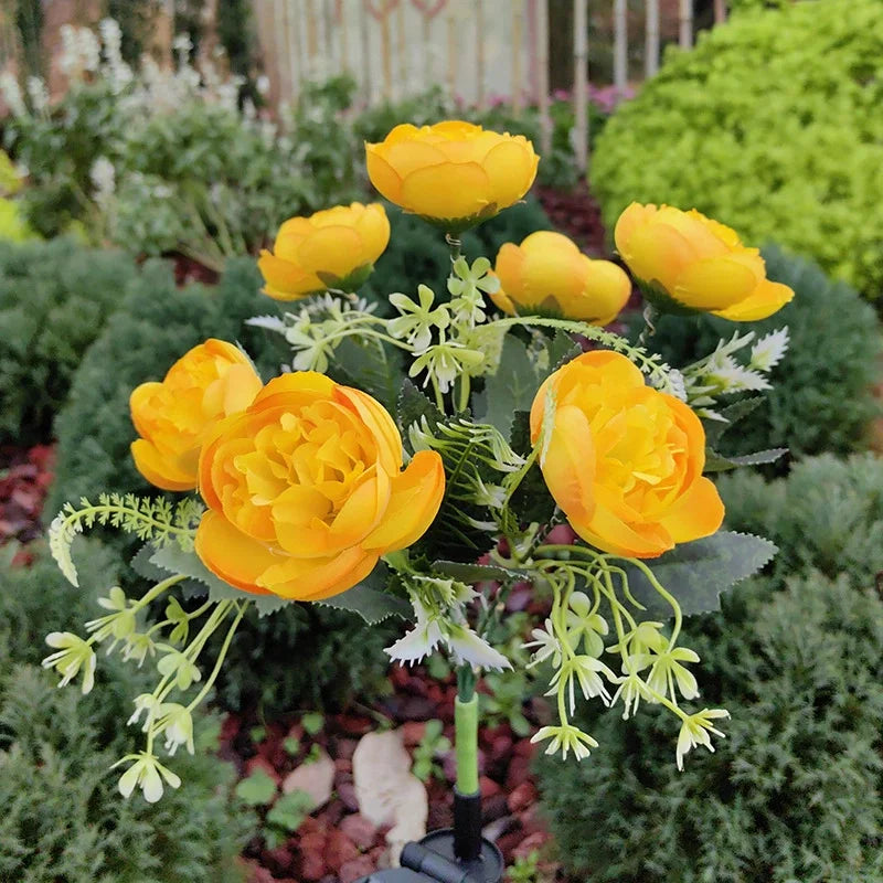 7-Head Camellia Solar Light