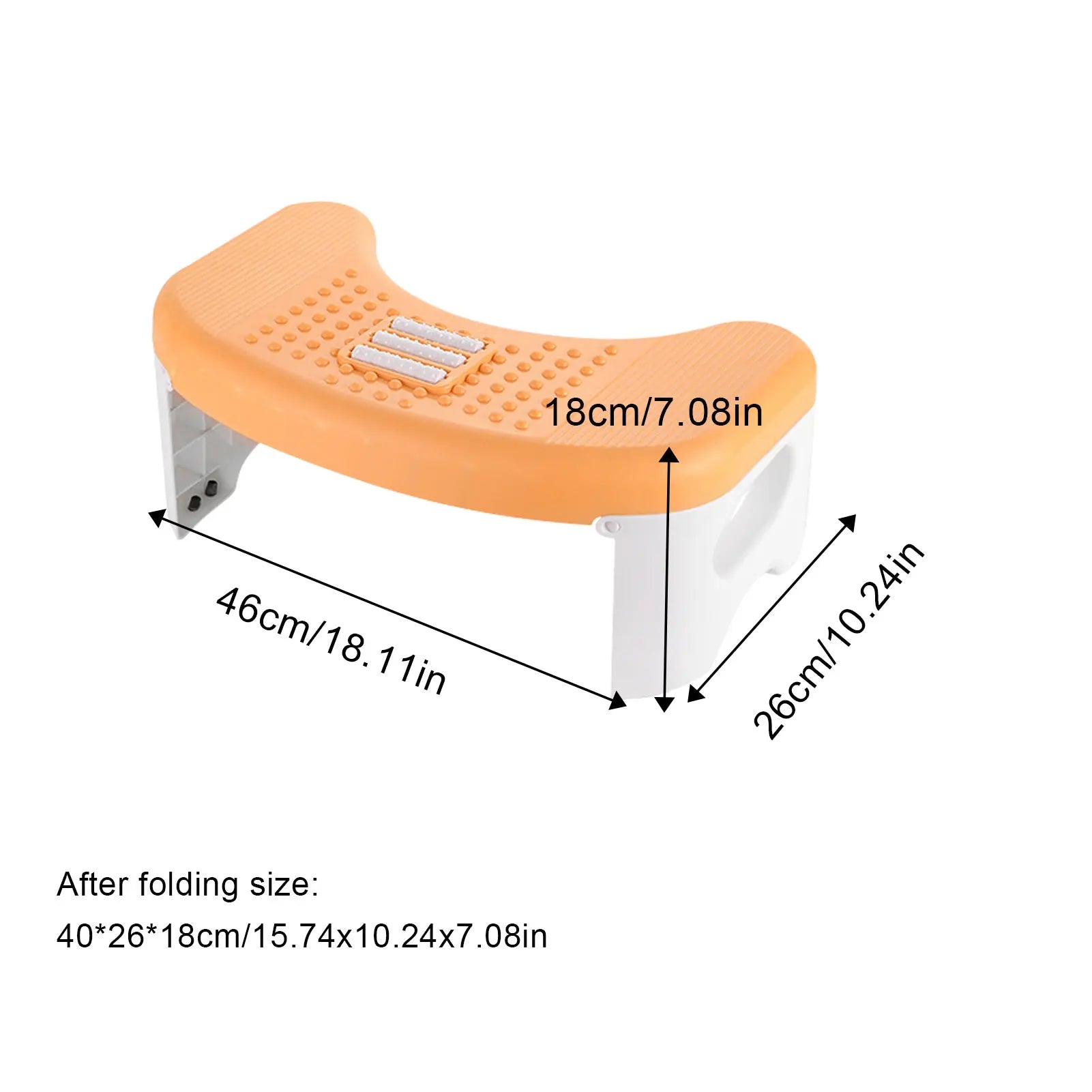 Foldable Anti-Slip Toilet Stool