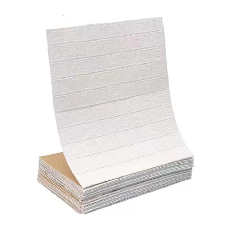 3D Brick Self-Adhesive Waterproof Wallpaper
