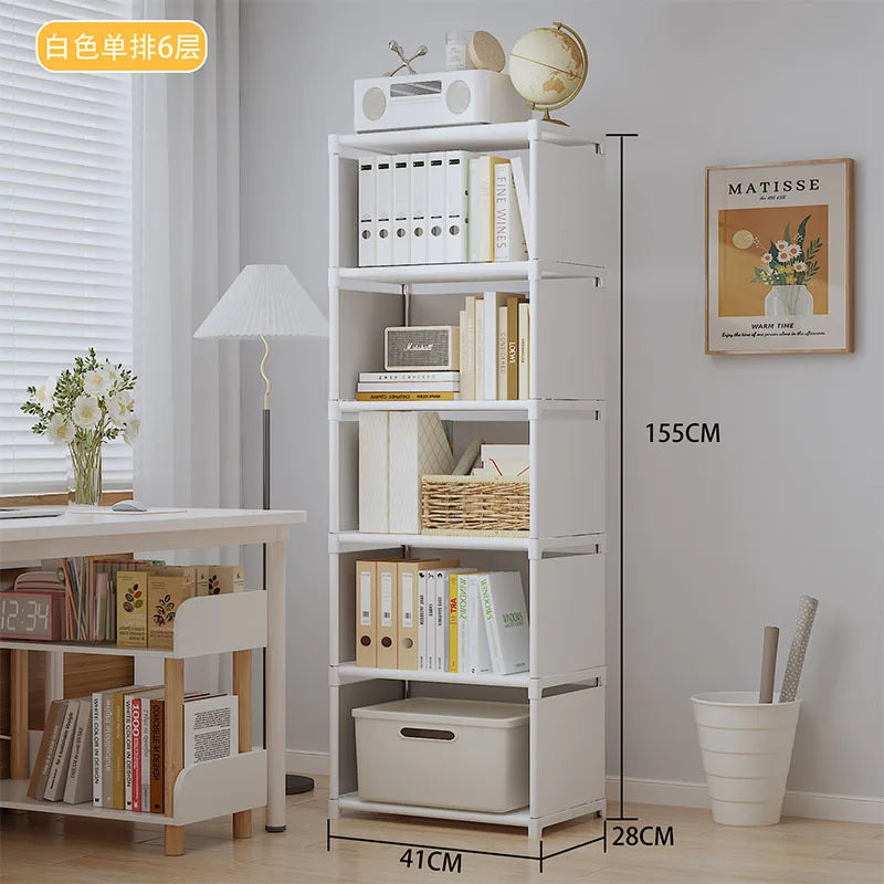 Multi-Layer Assembly Storage Bookshelf