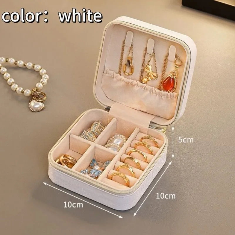 Mini Leather Jewelry Case