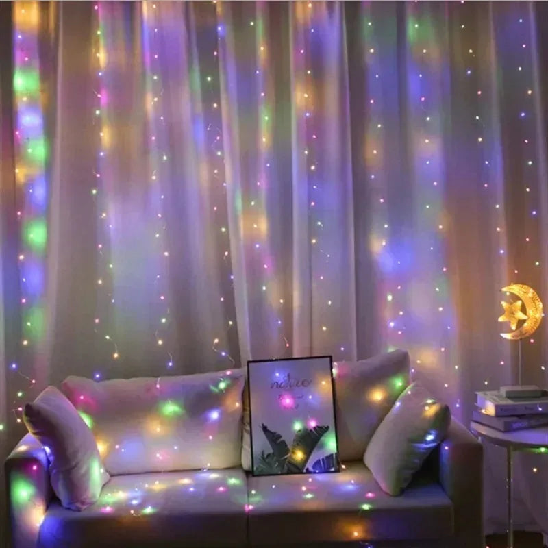 3m USB Fairy Curtain Lights with Remote