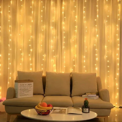 3m USB Fairy Curtain Lights with Remote