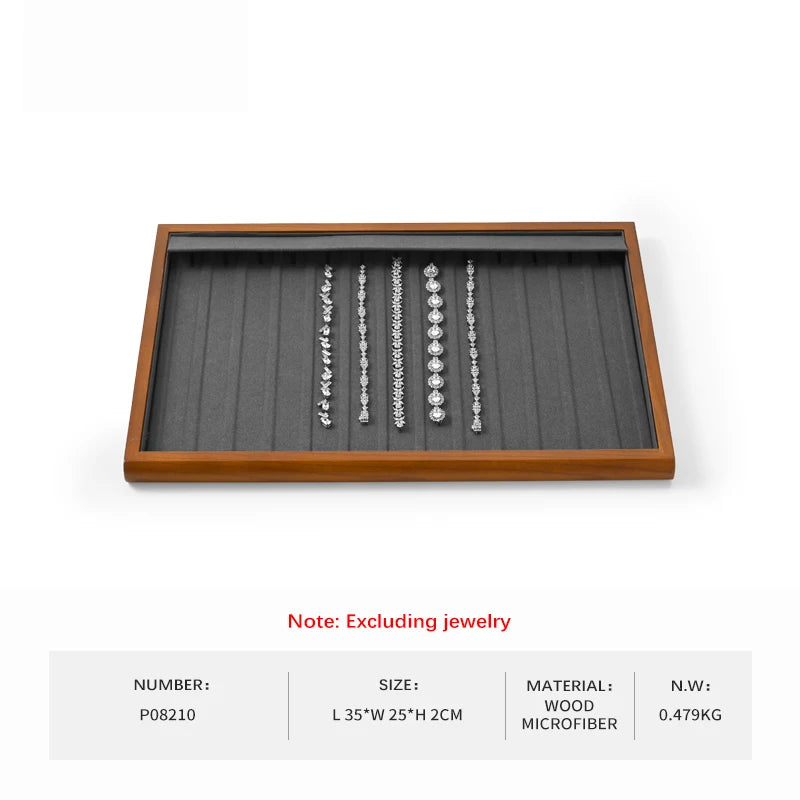 Oirlv Wooden Jewelry Display Tray