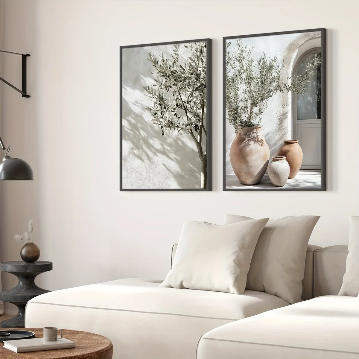 Olive Tree Botanical Art Prints (Set of 2)