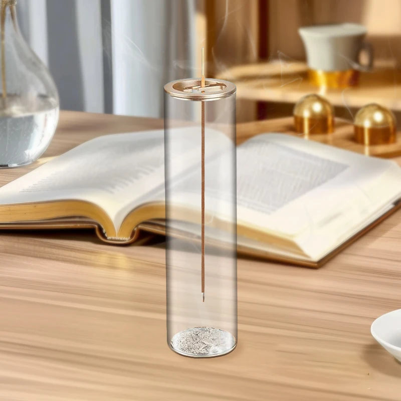 Glass Backflow Incense Burner with Ash Catcher