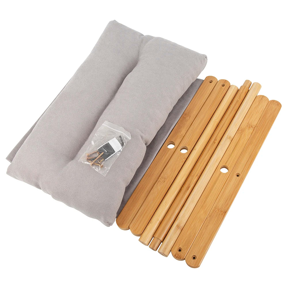 Bamboo Foldable Shoe Stool