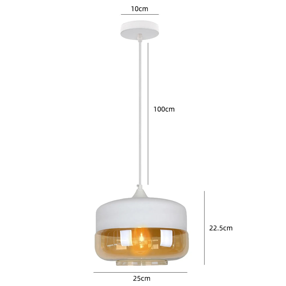 Modern Glass Hanging Pendant Lamp