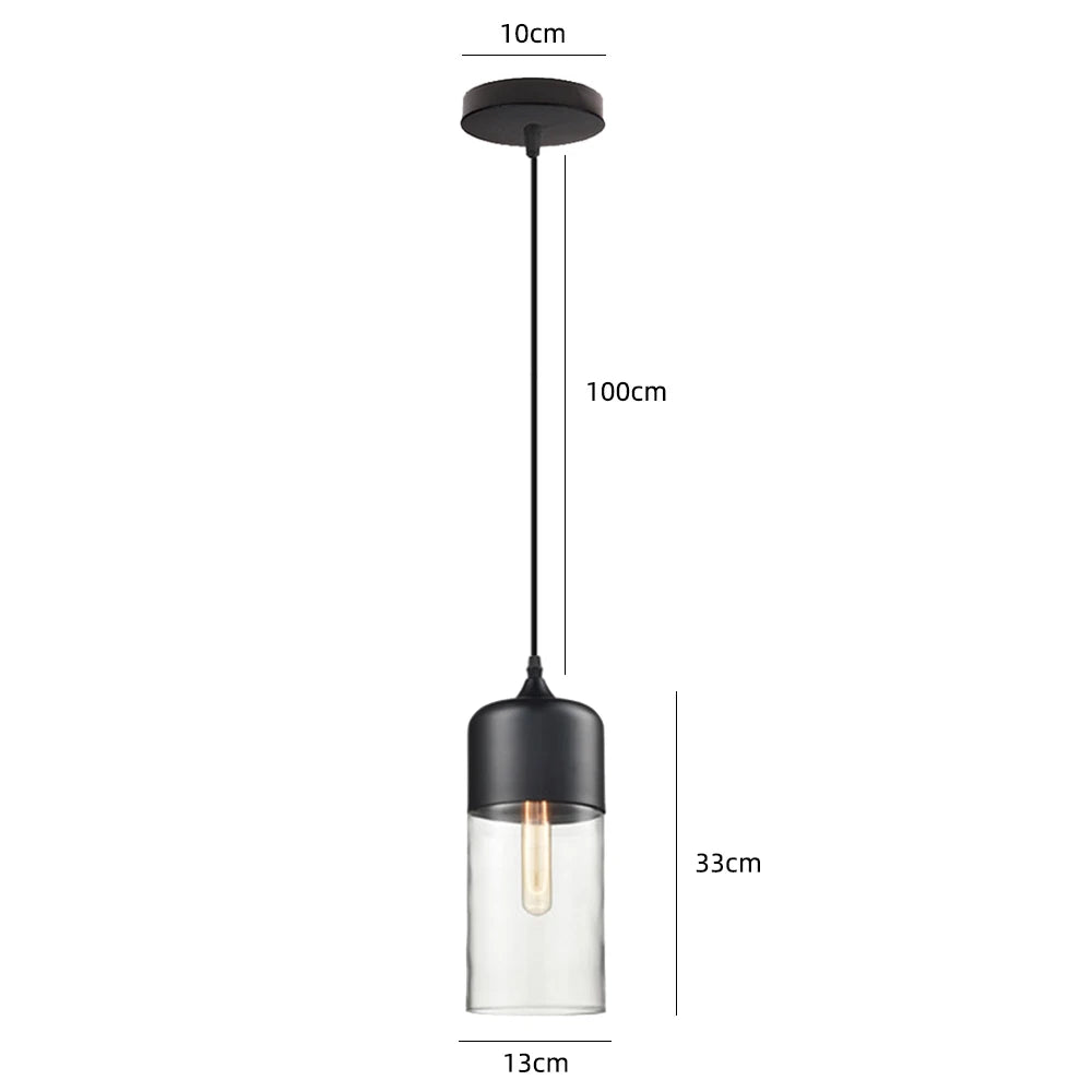 Modern Glass Hanging Pendant Lamp